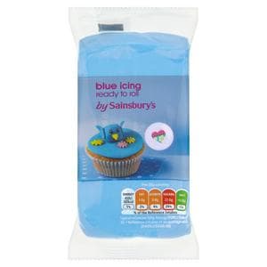 Sainsbury's Ready to Roll Blue Icing 250g