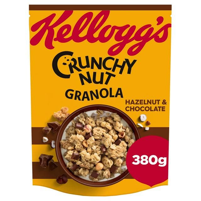 Kellogg's Crunchy Nut Hazelnut & Chocolate Granola 380g - gallery image 1
