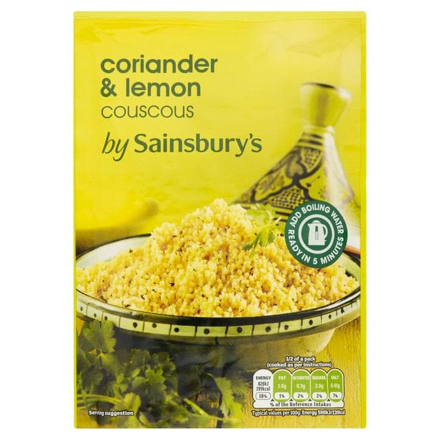 Sainsbury's Cous Cous Coriander & Lemon 110g - gallery image 1