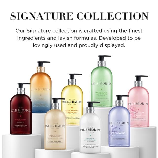 Baylis & Harding Signature Jojoba, Vanilla & Almond Oil Hand Wash 500ml - gallery image 4