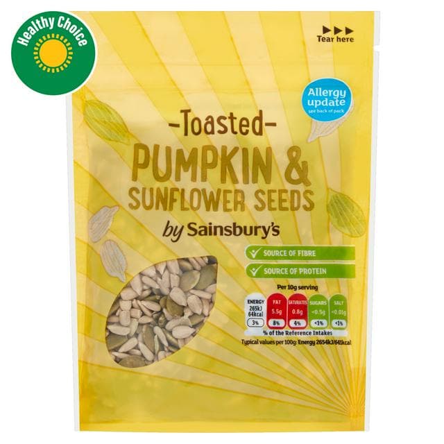 Sainsbury's Toasted Pumpkin & Sunflower Seeds 100g - gallery image 1