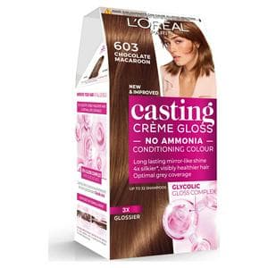L'Oreal Paris Casting Creme Gloss Semi Permanent Hair Dye Chocolate Caramel Brown 603