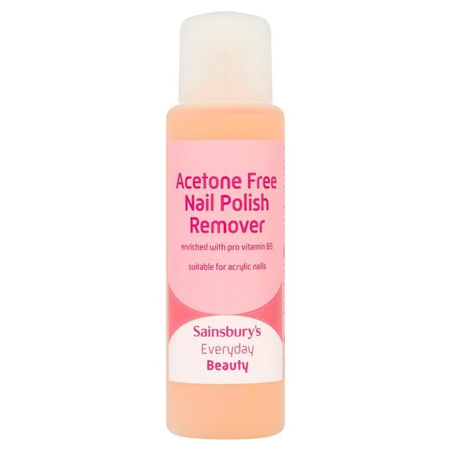 Sainsbury's Acetone Free Nail Polish Remover 250ml - gallery image 1