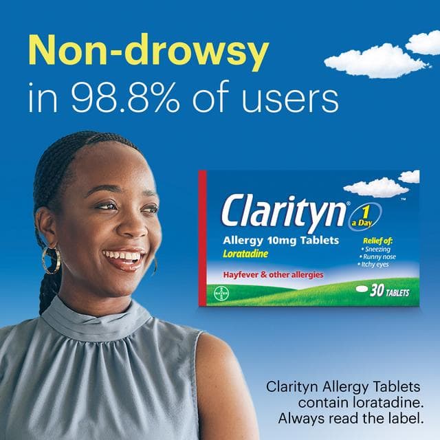 Clarityn Allergy Hayfever Relief Tablets x30 - gallery image 6
