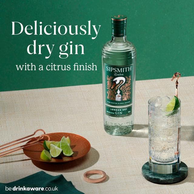 Sipsmith London Dry Gin 70cl - gallery image 3
