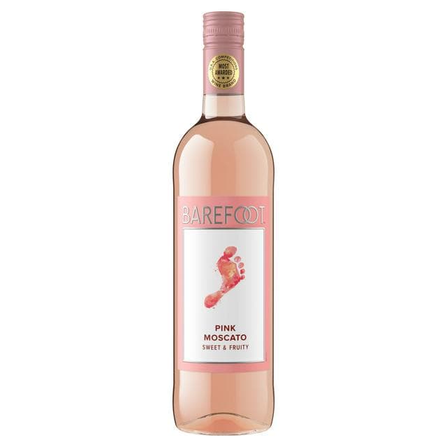 Barefoot Pink Moscato Rose Wine 75cl - gallery image 1