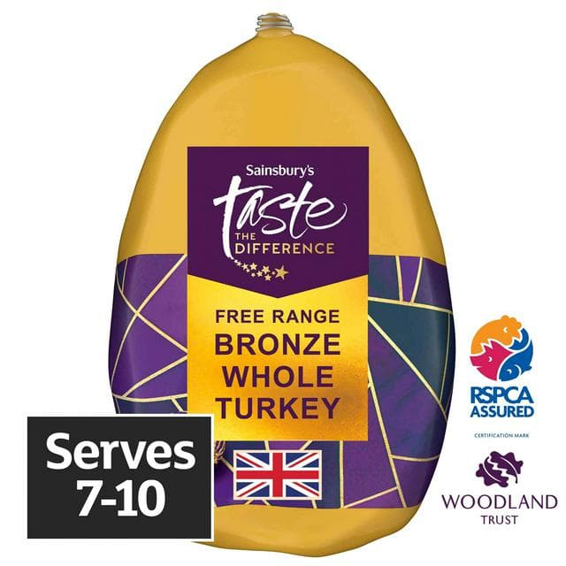 Sainsbury's British Free Range Bronze Turkey, Taste the Difference - gallery image 1