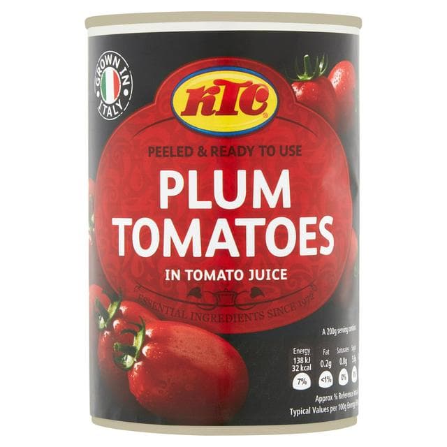 KTC Peeled Plum Tomatoes 400g - gallery image 1