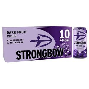 Strongbow Dark Fruit Cider Cans 10 x 440ml
