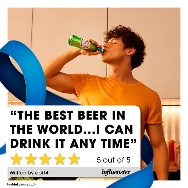Peroni Nastro Azzurro Beer Lager Bottles 18x330ml - gallery image 4