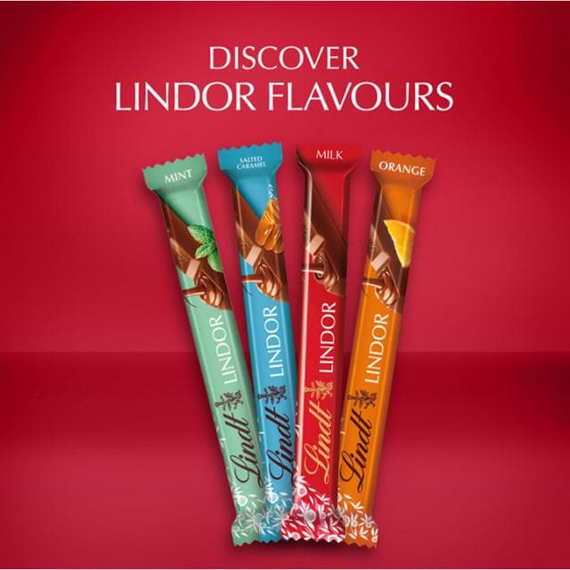 Lindt Lindor Milk Chocolate Treat Bar 38g - gallery image 6