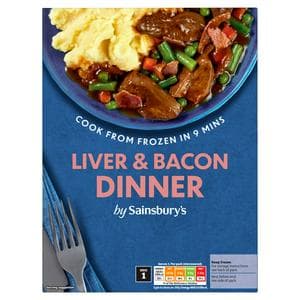 Sainsbury's Liver & Bacon Dinner Ready Meal For 1 400g