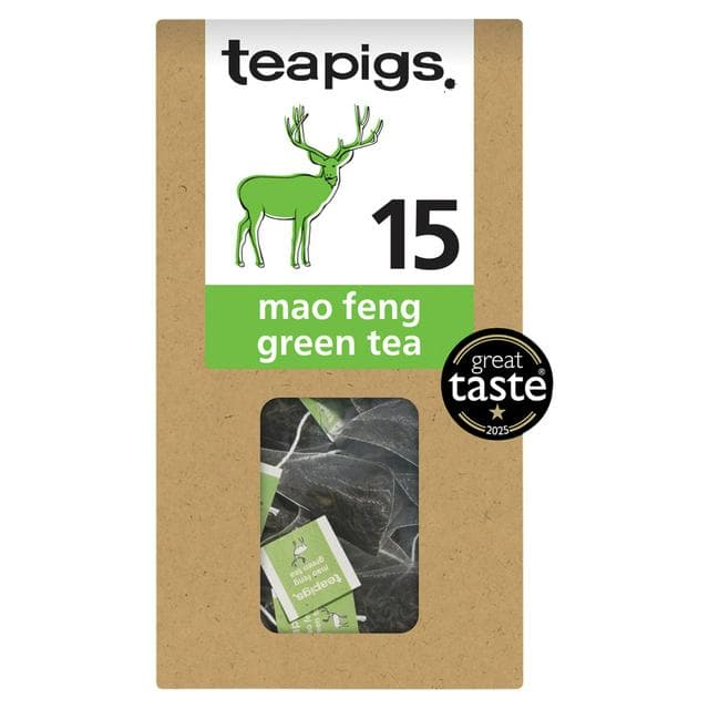 Teapigs Mao Feng Green Tea x15 Tea Bags 37.5g - gallery image 1