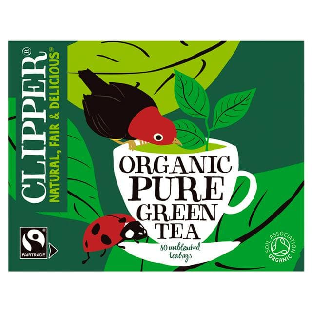Clipper Fairtrade Organic Green Tea x80 Tea Bags 160g - gallery image 1
