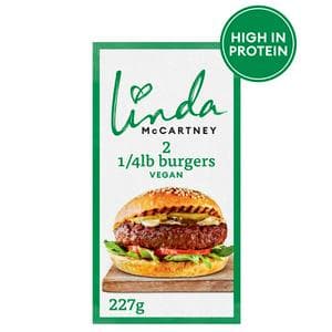 Linda McCartney Quarter Pounder Burger x2 227g