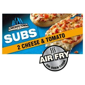 Chicago Town Sub Cheese & Tomato Pizzas x2 (250g)