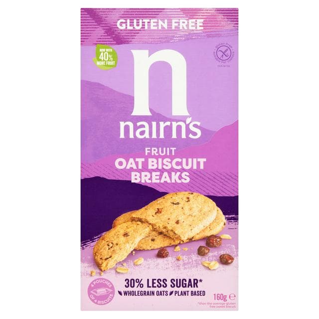Nairn's Biscuit Break Oat & Fruit 160g - gallery image 1