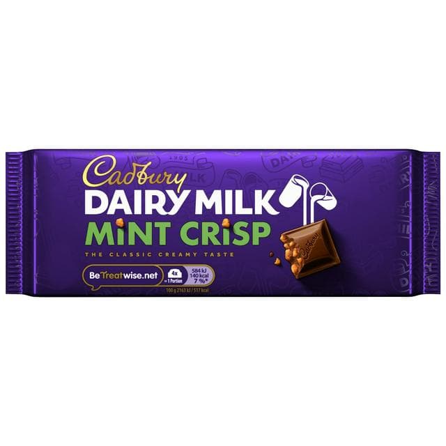 Cadbury Dairy Milk Mint Crisp 54g - gallery image 1