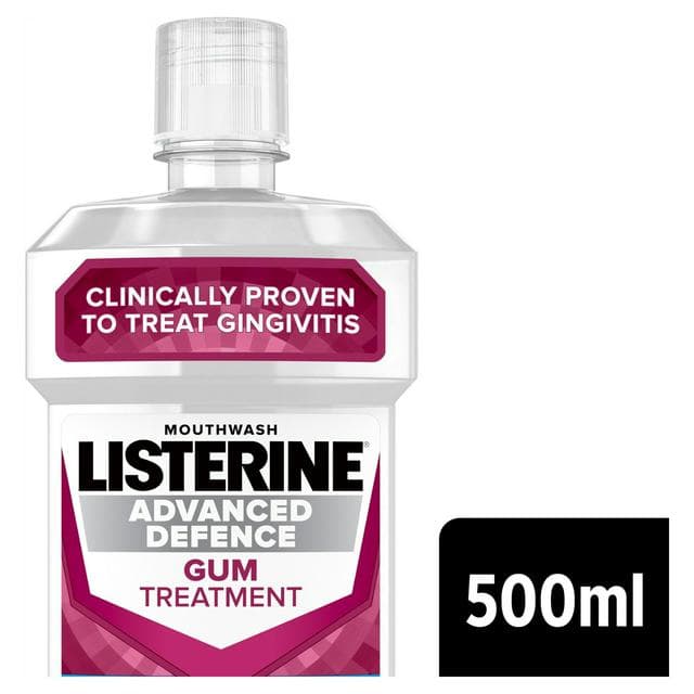 Listerine Advanced Defence Gum Treatment Mouthwash 500ml - gallery image 1