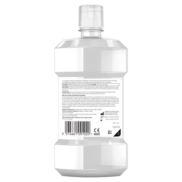 Listerine Advanced Defence Gum Treatment Mouthwash 500ml - gallery image 6