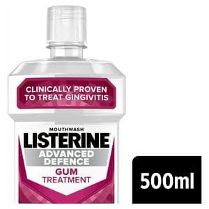 Listerine Advanced Defence Gum Treatment Mouthwash 500ml