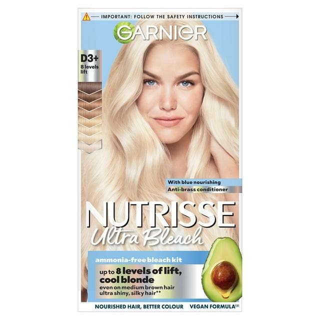 Garnier Nutrisse Ultra Maximum Lightener Permanent Hair Dye Blonde D+++ Bleach - gallery image 1