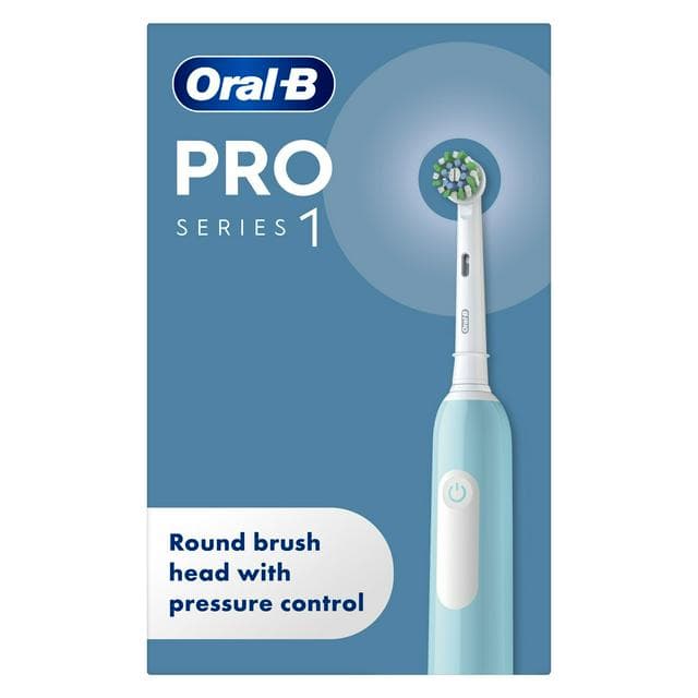 Oral-B Pro 1 Cross Action Turquoise Electric Toothbrush - gallery image 1