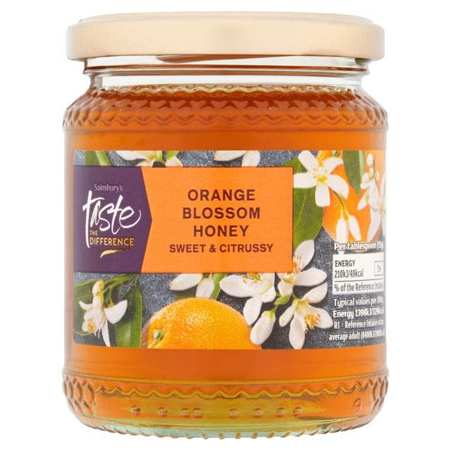 Sainsbury's Orange Blossom Honey, Taste the Difference 340g - gallery image 1