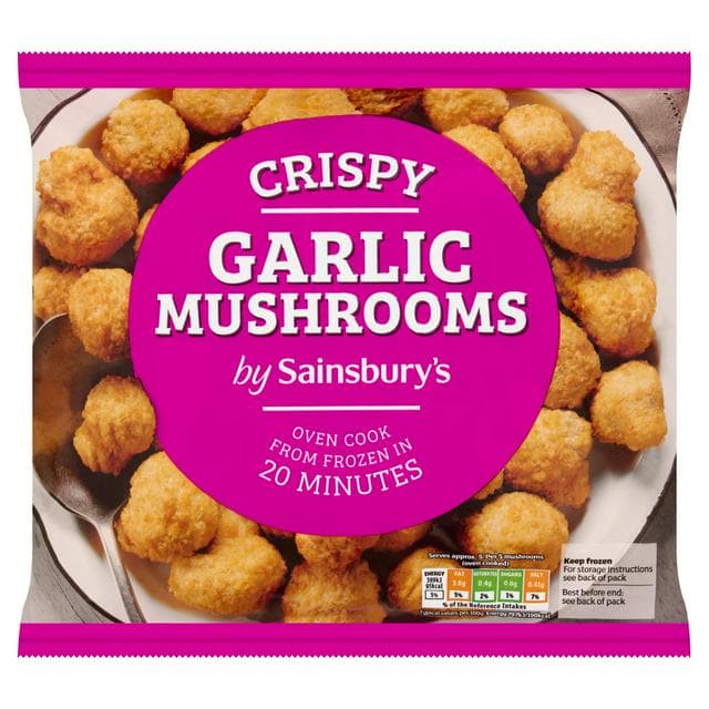 Sainsbury's Crispy Garlic Mushrooms 300g - gallery image 1