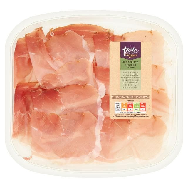 Sainsbury's Prosciutto Di Speck, Taste the Difference 80g - gallery image 1