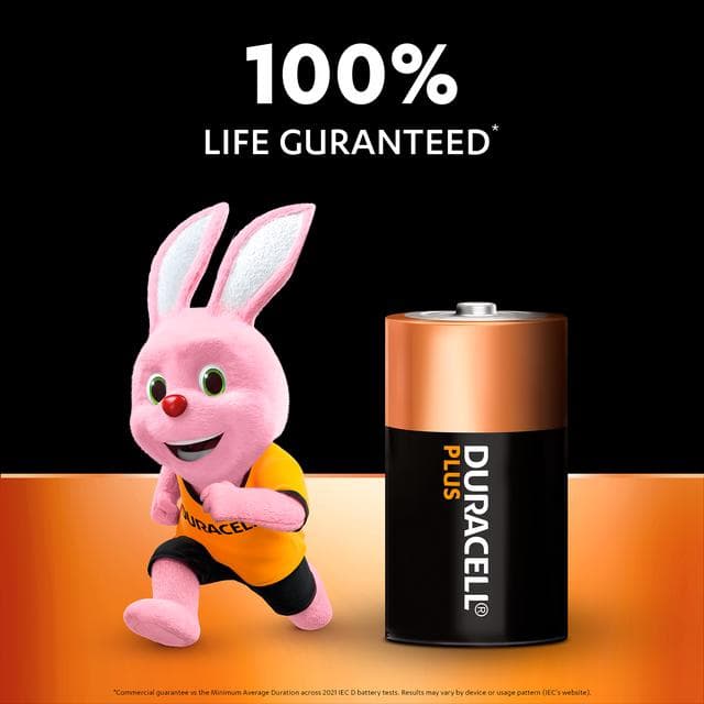 Duracell Plus Alkaline D Batteries, pack of 6 - gallery image 3
