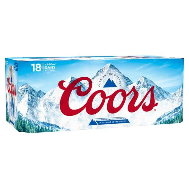 Coors Lager 18 x 440ml - gallery image 1