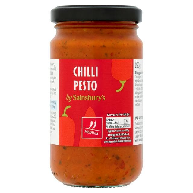 Sainsbury's Chilli Pesto 190g - gallery image 1