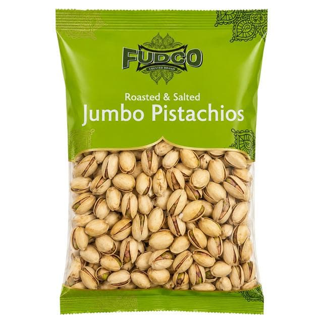 Fudco Roasted & Salted Jumbo Pistachios 500g - gallery image 1