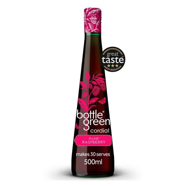 Bottlegreen 500ml Summer Raspberry Cordial - gallery image 2