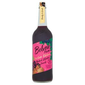 Belvoir Farm 750ml Mulled Winter Punch Flavoured Drink Bottle, Festive Edition