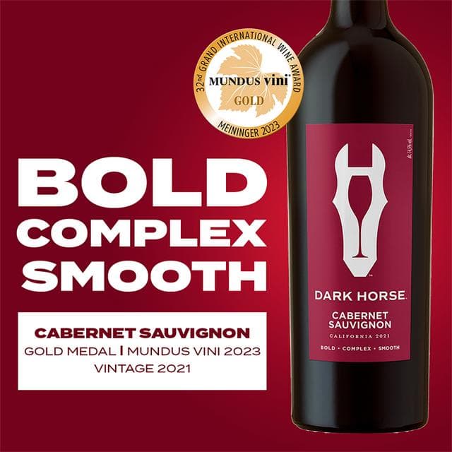 Dark Horse Cabernet Sauvignon Red Wine 75cl - gallery image 3