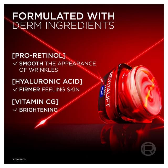 L'Oreal Paris Revitalift Laser Renew Anti Ageing Night Cream 50ml - gallery image 4