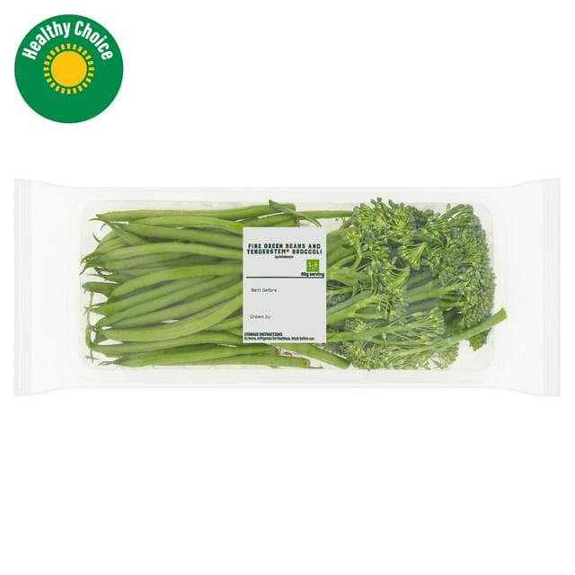 Sainsbury's Fine Beans & Tenderstem Broccoli 200g - gallery image 1