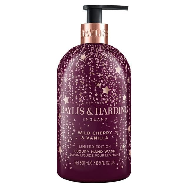 Baylis & Harding 500ml Wild Cherry & Vanilla Seasonal Hand Wash - gallery image 1