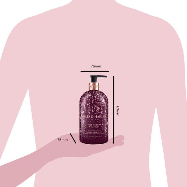 Baylis & Harding 500ml Wild Cherry & Vanilla Seasonal Hand Wash - gallery image 5