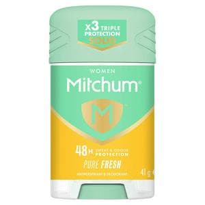Mitchum Women Triple Odor Defense 48hr Protection Pure Fresh Anti-Perspirant & Deodorant 41g