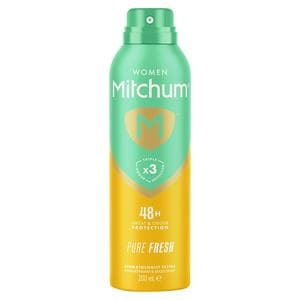 Mitchum Women Triple Odor Defense Protection Pure Fresh Anti-perspirant & Deodorant 200ml