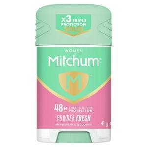 Mitchum Women Triple Odor Defense 48hr Protection Powder Fresh Anti-Perspirant & Deodorant 41g