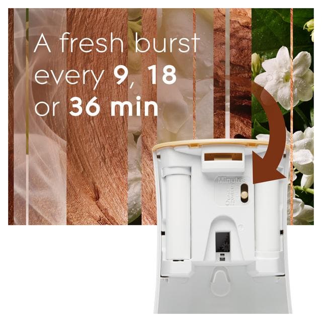 Glade Automatic Spray Refill Sensual Sandalwood & Jasmine Air Freshener 269ml - gallery image 3