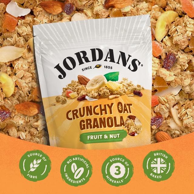Jordans Crunchy Oat Granola Tropical Fruits Breakfast Cereal 750g - gallery image 3