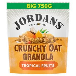 Jordans Crunchy Oat Granola Tropical Fruits Breakfast Cereal 750g