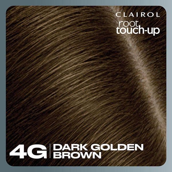 Clairol Root Touch-Up Permanent Hair Dye Dark Golden Brown 4G - gallery image 6