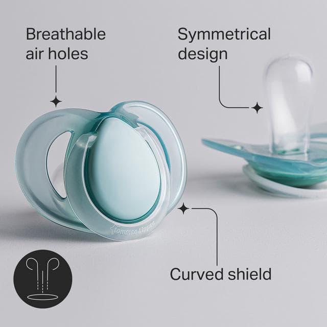 Tommee Tippee Closer To Nature Night Soother, 6-18 Months x2 - gallery image 4