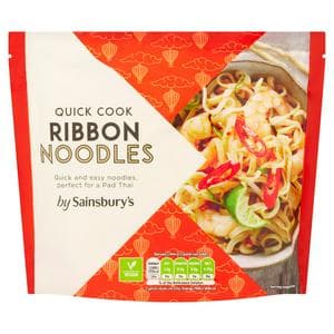 Sainsbury's Pad Thai Ribbon Noodles Quick To Cook 300g